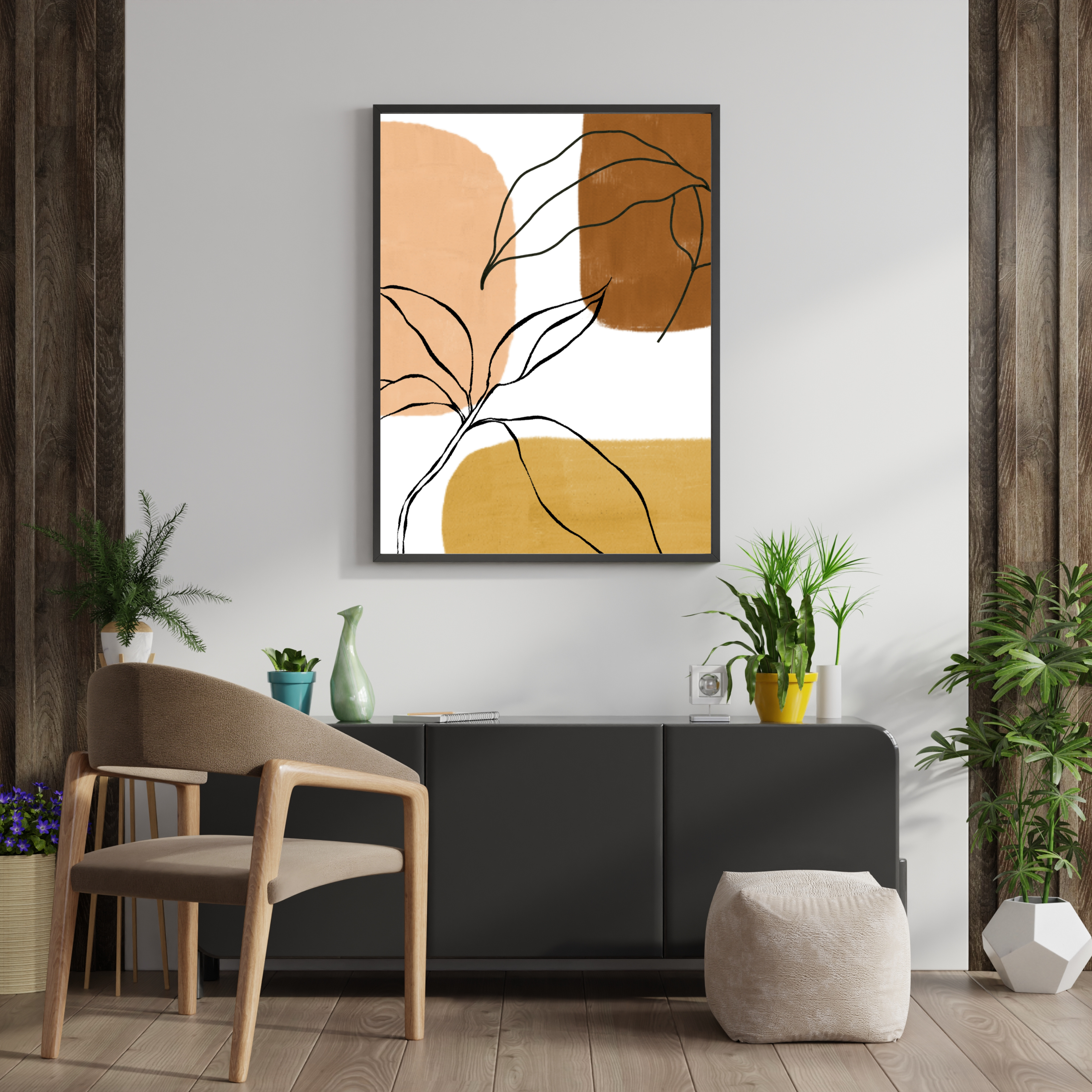 Ligne de Vie (ou Feuillage Ocre)